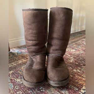 UGG Classic Tall Boot - Dark Brown - Size 7